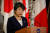 가미카와 요코 일본 외상이 지난 8일 도쿄애서 열린 G7 외교장관 회의를 마치고 기자회견을 하고 있다. 로이터=연합뉴스