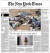 뉴욕타임스 13일자 인터내셔널판 1면. 한국의 언론 자유 위축을 우려하는 내용을 담은 기사를 1면 오른쪽에 게재했다. 기사는 2면까지 이어진다. 