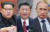 왼쪽부터 김정은 북한 국무위원장, 시진핑(習近平) 중국 국가주석, 블라디미르 푸틴 러시아 대통령. 중앙포토