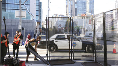 [사진] APEC 정상회의, 샌프란시스코 보안 강화