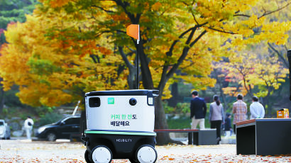 '실외이동로봇' 보도 통행 가능해진다…로봇 배달·순찰 길 열려