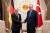 올라프 숄츠 독일 총리가 지난해 3월 터키 앙카라에서 레제프 타이이프 에르도안 터키 대통령을 만난 모습. 로이터=연합뉴스