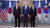 윤석열 대통령(왼쪽부터)과 조 바이든 미국 대통령, 기시다 후미오 일본 총리가 16일 오후(현지시간) 미국 샌프란시스코에서 아시아·태평양경제협력체(APEC) 정상회의 주간에 열린 한미일 정상 회동에서 기념 촬영하고 있다. 김현동 기자 