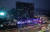 롤드컵 결승전이 열린 19일 오후 거리 응원 행사장이 설치된 서울 광화문 광장. 뉴스1