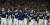 한국 야구대표팀 선수들이 19일 일본 도쿄돔에서 열린 2023 아시아 프로야구 챔피언십 일본과의 결승전에서 연장 접전 끝에 석패한 뒤 아쉬워하고 있다. 연합뉴스 