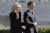에마뉘엘 마크롱 프랑스 대통령(오른쪽)과 그의 부인 브리지트 마크롱 여사. AP=연합뉴스