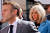 에마뉘엘 마크롱 프랑스 대통령(왼쪽)과 그의 부인 브리지트 마크롱 여사. AFP=연합뉴스