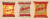 삼양라면 초기 제품사진. 왼쪽부터 1963년, 1964년,1965년 제품. 사진 삼양식품