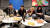 그룹 방탄소년단 RM, 뷔, 지민, 정국이 5일 팬 소통 플랫폼 위버스에 출연하고 있다. 사진 유튜브 캡처