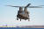 항공업체 보잉은 지난달 28~30일(현지시간) 한국 국방부 출입기자단에 미국 애리조나 주 메사와 워싱턴 주 시애틀에 위치한 현지 생산공장 내부를 공개했다. 사진은 보잉이 생산하는 헬리콥터 치누크. 보잉
