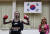 세계 타이틀매치 전초전에서 승리한 ‘의사 복서’ 서려경. 지난 7월 KBM 한국 여자 라이트플라이급 챔피언에 오른 서려경은 내년 2월 WIBA 세계 타이틀에 도전한다. [연합뉴스]