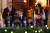 영국 윌리엄 왕세자 가족이 지난 9일(현지시간) 런던 웨스트민스터 성당에서 열린 크리스마스 캐럴 행사에 참석하고 있다. 왼쪽부터 윌리엄 왕세자, 조지 왕자, 루이 왕자, 케이트 왕세자비, 샬럿 공주. AFP=연합뉴스