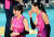 14일 인천 삼산체육관에서 열린 IBK기업은행과의 경기에서 대화를 나누는 흥국생명 김연경(오른쪽)과 박혜진. 사진 한국배구연맹