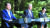 윤석열 대통령이 지난 8월 18일(현지시간) 워싱턴DC 인근 미국 대통령 별장인 캠프 데이비드에서 열린 한미일 정상 공동기자회견에서 발언하는 모습. 왼쪽부터 윤 대통령, 조 바이든 미국 대통령, 기시다 후미오 일본 총리. 연합뉴스.