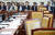 지난 9월 6일 오후 서울 국회에서 열린 과학기술방송통신위원회 전체회의에서 이동관 방송통신위원장의 인사말에 맞춰 퇴장한 야당 위원들의 자리가 비어있다. 뉴스1