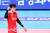 20일 서울 장충체육관에서 열린 현대캐피탈과의 경기에서 득점한 뒤 기뻐하는 우리카드 김지한. 사진 한국배구연맹
