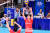20일 서울 장충체육관에서 열린 현대캐피탈과의 경기에서 토스하는 우리카드 세터 한태준. 사진 한국배구연맹