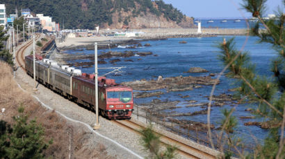 [사진] 동해안 ‘바다열차’ 마지막 운행