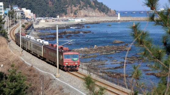 [사진] 동해안 ‘바다열차’ 마지막 운행