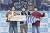 MBC '태어난 김에 세계일주 3' 제작발표회. 덱스, 김지우PD, 기안84(왼쪽부터). 사진 MBC