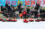 26일 오후 광주 북구 생용동 광주패밀리랜드에서 시민들과 학생들이 눈썰매를 타며 즐거워하고 있다. 연합뉴스