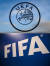 국제축구연맹(FIFA)과 유럽축구연맹(UEFA)은 유러피언 수퍼리그 창설 움직임에 대해 강경 대응하겠다는 입장이다. AFP=연합뉴스