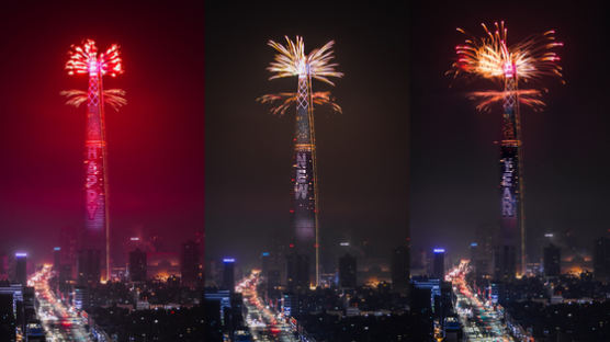 [사진] 롯데월드타워 “HAPPY NEW YEAR”