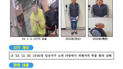 '키 170㎝에 민머리 남성' 공개수배…현상금 500만원 걸었다