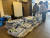 4일 오전 일본 이시카와현 시카마치의 동사무소에 구호품으로 공급된 비막이용 블루시트가 쌓여 있다. 김현예 특파원