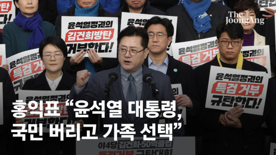 민주당 "尹, 국민 버리고 가족 선택"…쌍특검법 거부권 비판