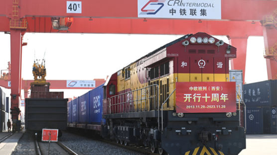 일대일로 띄우기? 중국 "후티 리스크 대안은 中·유럽 열차"