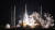  8일 플로리다 케이프커내버럴 우주군 기지에서 무인 달 탐사선 페레그린을 실은 벌컨 센타우르가 발사되고 있다. AFP=연합뉴스