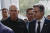 이스라엘을 방문한 토니 블링컨 미 국무장관(오른쪽)과 요아브 갈란트 이스라엘 국방장관. AP=연합뉴스
