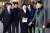 전현희 더불어민주당 당대표정치테러 대책위원장이 12일 오후 서울 서대문구 경찰청을 대책위원들과 함께 항의 방문하고 있다. 뉴스1