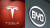    미국 전기자동차 회사 테슬라의 로고(왼쪽)와 전기차 판매 세계 1위 회사 BYD의 로고(오른쪽). AFP