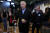 조 바이든 미국 대통령이 12일(현지시간) 미국 펜실베이니아주 엠마우스의 한 카페에 들러 취재진의 질문에 답하고 있다. 로이터=연합뉴스