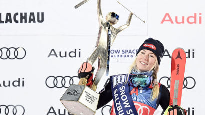 '스키 여제' 시프린, 월드컵 94승 달성...부상 남자친구 간호하다 출전