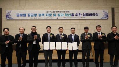 KEIT, 기술경영경제학회·한국정책학회와 글로벌 공급망 정책자문 협약 체결