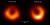 2017년과 2018년 관측한 M87 블랙홀 이미지 결과. 블랙홀 그림자로 불리는 중심 검은 부분과 블랙홀의 중력에 의해 휘어진 빛이 고리 모양으로 관측됐다. 하단의 하얀 선은 빛이 나흘 동안 갈 수 있는 거리를 의미한다. (출처: ⓒEHT Collaboration)