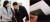 지난 16일 모스크바에서 푸틴 대통령을 예방하는 최선희 북한 외무상. 수행원이 ‘우주기술 분야 참관 대상 목록’ 서류를 들고 있다. [로이터=연합뉴스]