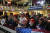 21일(현지시간) 뉴햄프셔주 로체스터에 모인 트럼프 전 대통령의 지지자들. AP=연합뉴스 