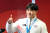 23일 강원 평창군 슬라이딩센터 열린 2024 강원 겨울청소년올림픽 봅슬레이 남자 모노봅(1인승)에서 금메달을 따낸 소재환. 연합뉴스