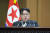 김정은 북한 국무위원장이 지난 15일 최고인민회의에서 시정연설을 하는 모습. 그는 이날 회의에서 대남기구인 조국평화통일위원회와 민족경제협력국, 금강산국제관광국 기구를 폐지하는 결정을 내렸다. 노동신문, 뉴스1