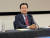 조현동 주미대사가 지난해 11월 1일(현지시간) 미국 워싱턴DC 한국문화원에서 열린 한국 특파원단과의 간담회에서 발언하고 있다. 연합뉴스