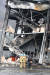지난달 31일 경북 문경시 신기동의 한 육가공업체에서 발생한 화재로 소방관 2명이 순직한 가운데 1일 오전 현장에서 관계자들이 추가 붕괴 가능성 등에 대한 조사를 진행하고 있다. [뉴스1]