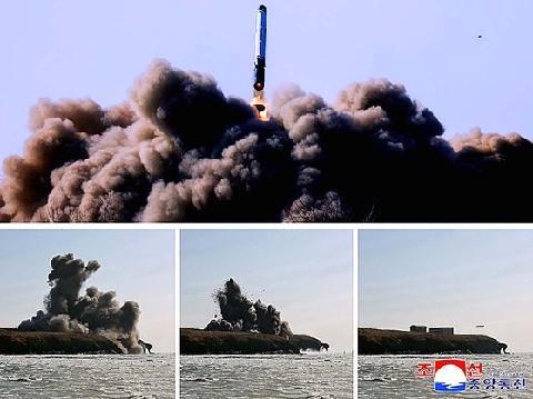 이번엔 '초대형 전투부' 쏜 북한, 미군 항공모함을 노렸다