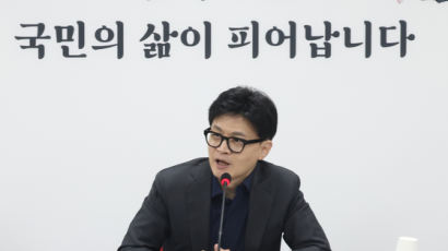 한동훈 "이재명 위해 게리맨더링… 文만난 뒤 선거제 바꿨나"