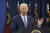조 바이든 미국 대통령이 지난달 18일(현지시간) 노스캐롤라이나주 롤리에서 열린 연설에서 발언하고 있다. AP=연합뉴스