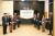  KTR 김태성 사업지원본부장(왼쪽 다섯번째)과 박동준 한국산업인력공단 경인지역 본부장(왼쪽 네번째) 등 관계자들이 교육장 개관 기념촬영을 하고 있다.