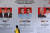 인도네시아 대선에 출마한 대통령과 부통령 후보들을 소개한 포스터를 한 시민이 바라보고 있다. AFP=연합뉴스